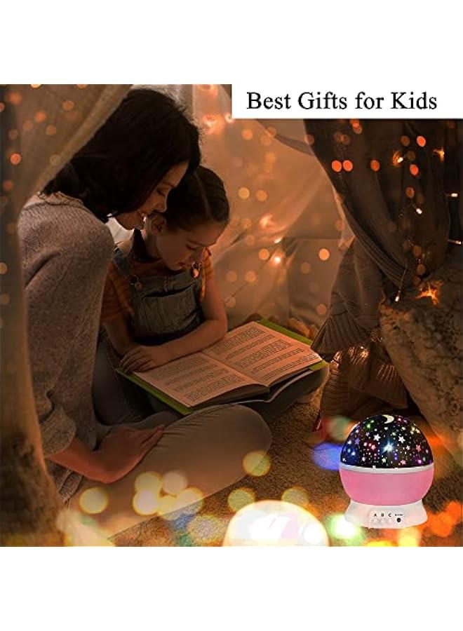 Toys for 1-10 Year Old Girls,Star Projector for Kids 2-9 Year Old Girl Gifts Toys for 3-8 Year Old Girls  Gifts for 4-7 Year Old Boys Birthday Gifts Stocking Stuffers for Kids - Image 5